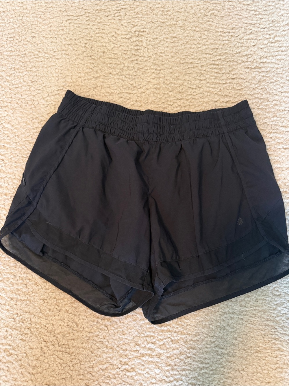 Athleta Mesh Race Run Short, 4”